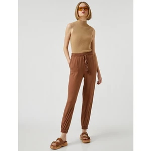 Kadın Beli Lastikli Jogger Pantolon