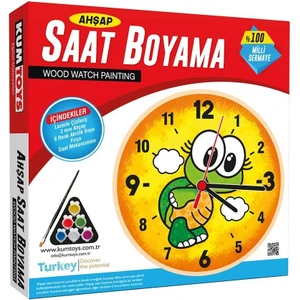 Ahşap Saat Boyama