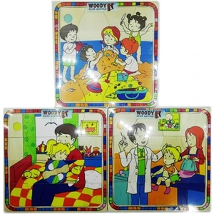 Tahta Puzzle 16X2 Prç Doktor Kumsal Uyku