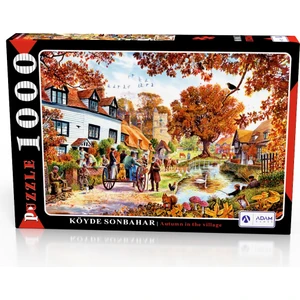 Adam Games Köyde Sonbahar 1000 Parça Puzzle Yapboz