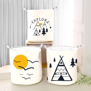 Çocuk Odası Dijital Baskılı Çok Amaçlı 3'lü Sepet Model 0023