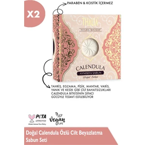 Doğal Calendula Özlü Cilt Beyazlatma Sabun Seti