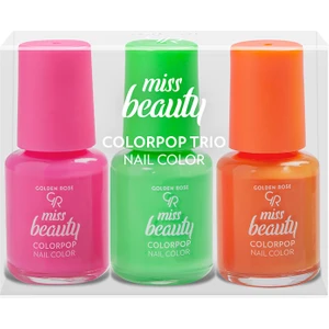 Golden Rose Miss Beauty Colorpop Trio Nail Colors - 3'lü Oje Seti - 8691190441944