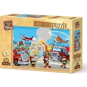 Art Puzzle Art Kids Kahraman Itfaiyeciler 50 Parça Ahşap Puzzle