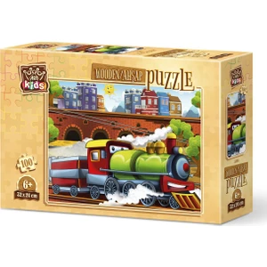 Art Puzzle Art Kids Nereye Çufçufluyoruz? 100 Parça Ahşap Puzzle