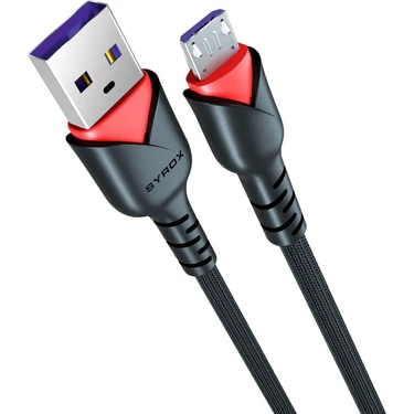 Syrox C91 Micro USB Girişli 2.0A Hızlı Şarj ve Data