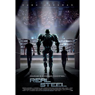 Aktüel Real Steel (2011) 70 cm x 100 cm Afiş – Poster Fiyatı