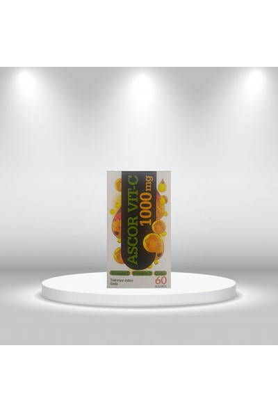 Tosel Ascor Vit-C 1000 Mg Takviye Edici Gıda 60 Kapsül