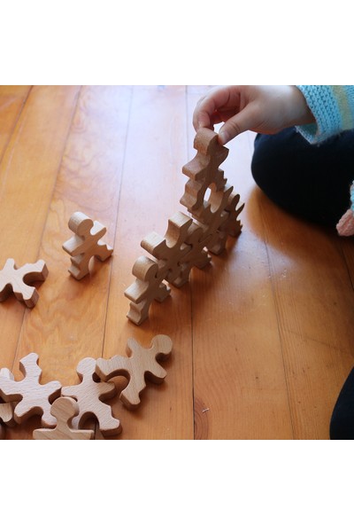 Zoziva Montessori Denge Oyuncağı, Yıldız Denge Seti, Eğitici Ahşap Oyuncak