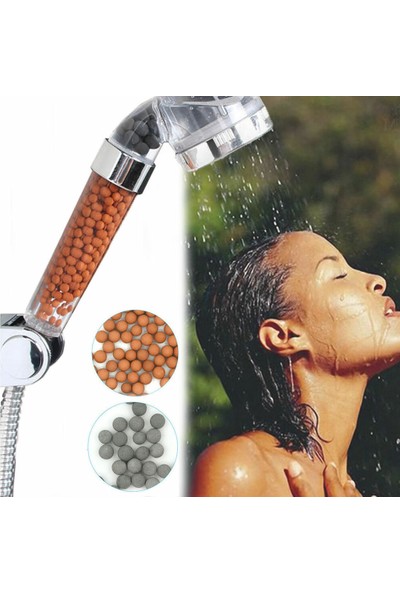 Arazomi Su Arıtmalı Duş Başlığı Tasarruflu Kokulu Banyo Duş Başlığı