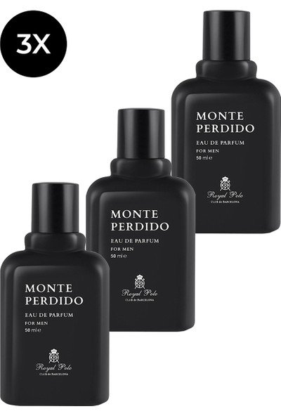 Royal Club De Polo Barcelona Monte Perdido Erkek Parfüm 3'lü Set 50 ml Edp (3 Adet)