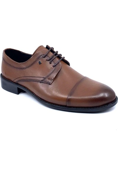 Marcomen Hakiki Deri Erkek Klasik Ayakkabı/taba/43 Numara