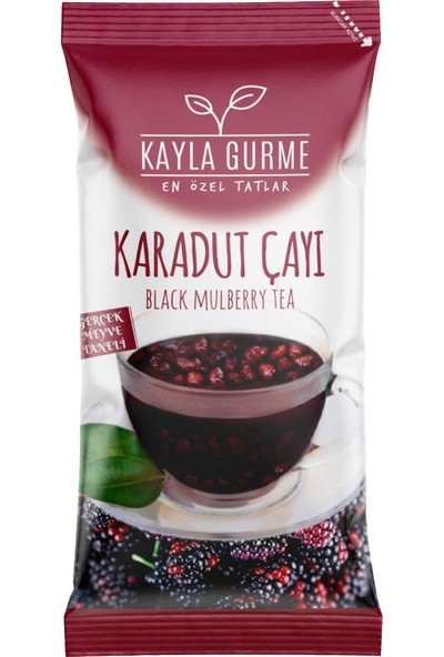 Kayla Gurme Karadut Çayı - Karadut Taneli - Tek Kullanımlık 30 Adet.