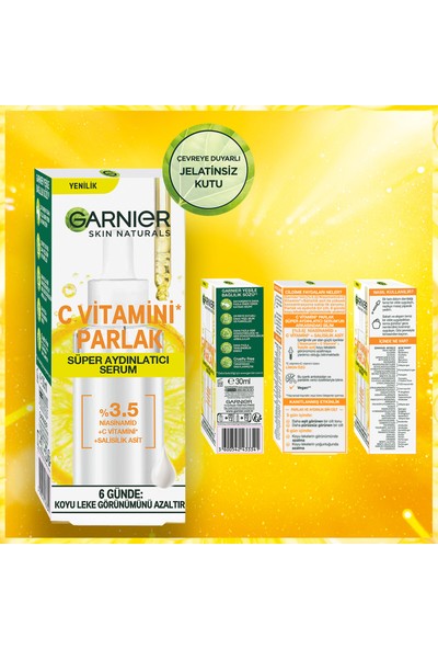 Garnier C Vitamini Parlak Süper Aydınlatıcı Serum 30 ml