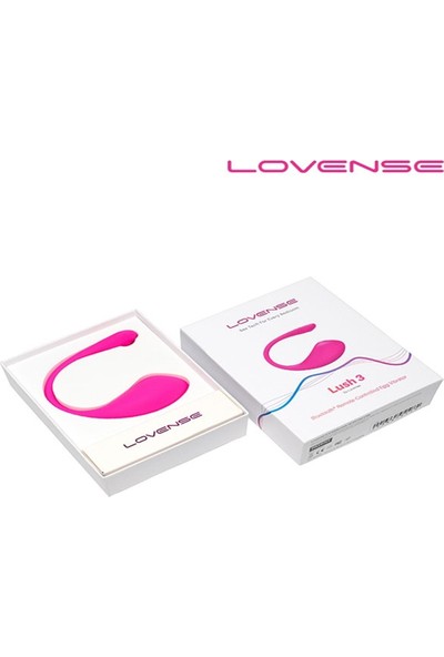 Lovense Lush 3 Yeni Nesil Telefon ve Bluetooth Kontrollü Vibratör+Playboy 5x5 ml Jel Flvsl3