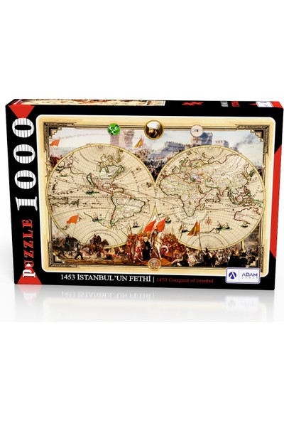 Adam Games 1453 Istanbul'un Fethi 1000 Parça Puzzle Yapboz