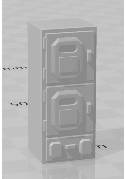 Bilim Fiction - Bilim Locker - Taş Skull Studios Plastik Aparat