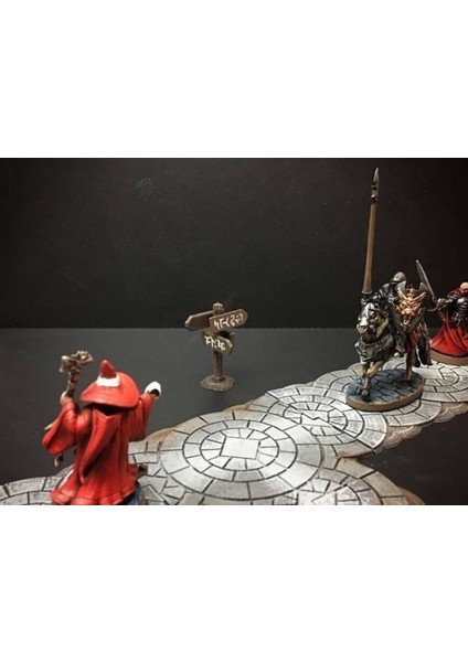 Delving Dekor: Yolsal Tabela (28MM / Heroik Ölçek) Plastik Aparat