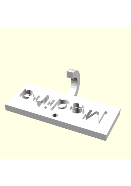 Mediha Kişiye Özel Üretim Zincirsiz Anahtarlık Tutucu Sevgiliye Eşe Hediyelik Tag Askı Organik Plastikten