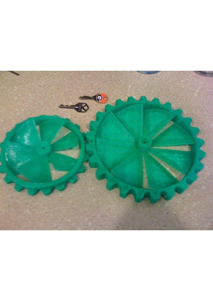 Rüzgar Dişli Türbin Konsepti Plastik Aparat