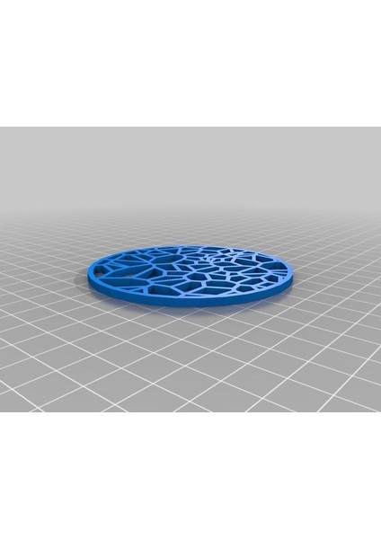 Içecekler Coaster - Dairesel Voronoi Plastik Aparat