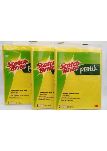 Scotch Brite Scotch-Brite Pratik Temizlik Bezi 3 Paket