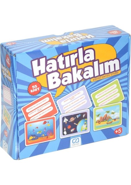 5108 Ca Games, Hatırla Bakalım - Eğitici Hafıza Oyunu / +5 Yaş indirimleri