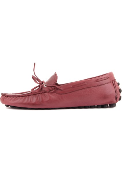 Sail Lakers Bordo Deri Erkek Loafer