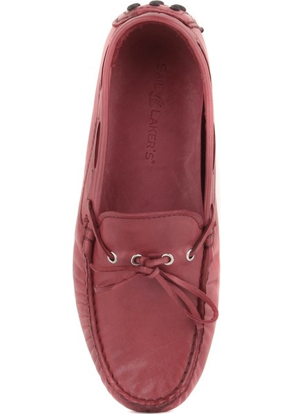 Sail Lakers Bordo Deri Erkek Loafer