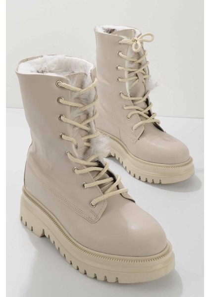 Bej Kadın Bot & Bootie K02678020509