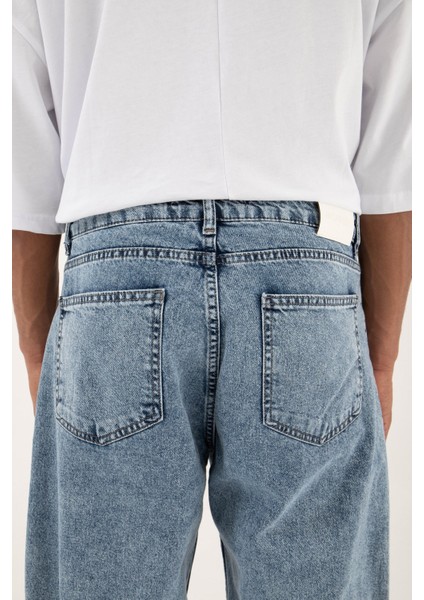 Baggy Relaxed Jean Asit A Mavi Pantolon fırsatları