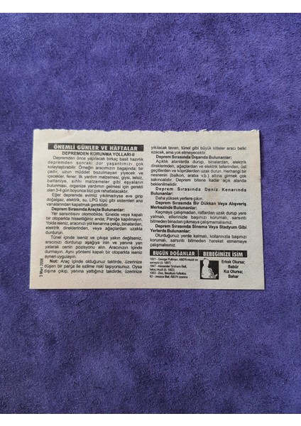 3 Mart 2008 Takvim Yaprağı Nostaljik Koleksiyonluk Takvim Yaprağı fiyatları