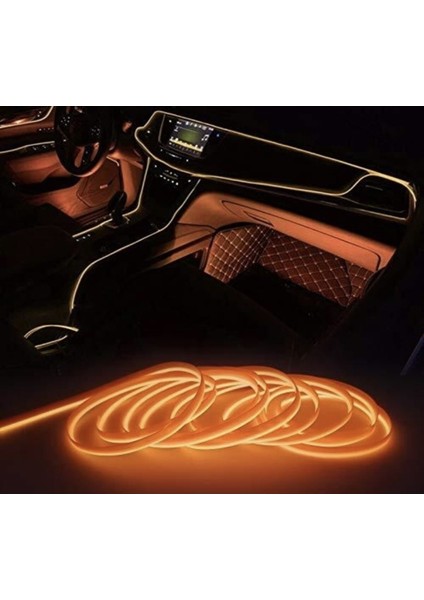Araç Içi Neon Şerit LED 3 Metre Turuncu (Torpido Ledi) modelleri
