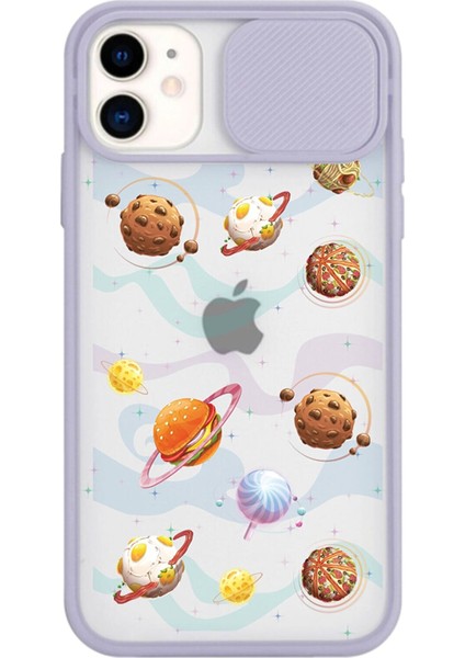 iPhone 11 Uyumlı Kamera Lens Korumalı Baskı Tasarımlı Telefon Kılıfı