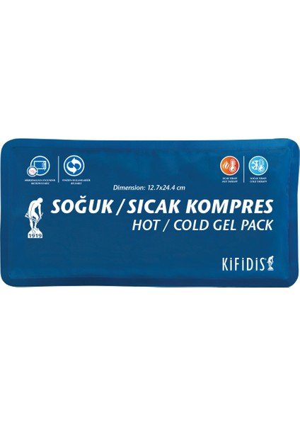 K510 Kifidis Sıcak/soğuk Jel Kompres 12.7X24.4 cm
