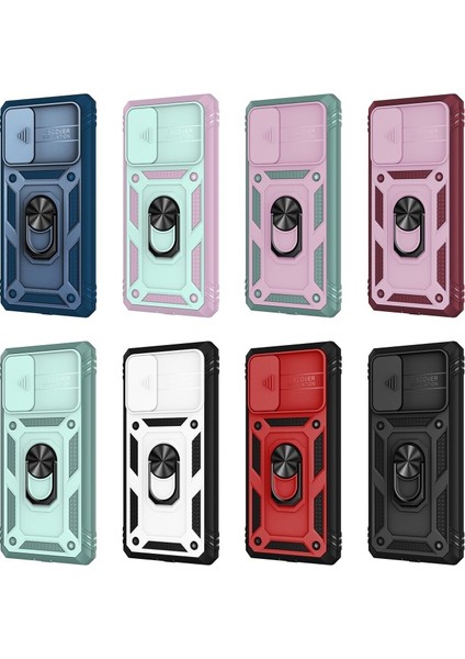 Kamera Tasarım 3-In-1 Tpu + Pc + Metal Telefon Kılıf Samsung Galaxy S20 Fe / S20 Fan Edition / S20 Fe 5g Için / S20 Fan Sürümü 5g Için - Siyah (Yurt Dışından) modelleri