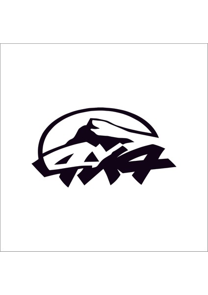 4x4 Dağ Jeep Offroad Sticker Arma 2 Adet