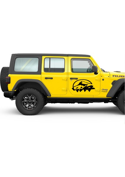 4x4 Dağ Jeep Offroad Sticker Arma 2 Adet