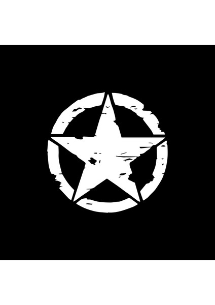 Askeri Yıldız Offroad Sticker Arma Sağ/sol
