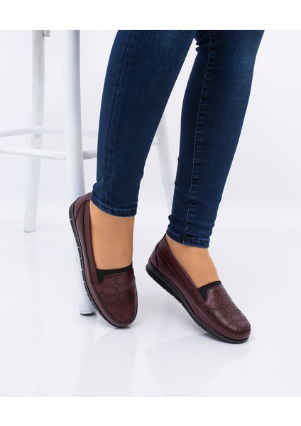 Kadın Topuk Dikenine Özel Ortopedik Düz Deri Taban Anne Ayakkabısı indirimleri