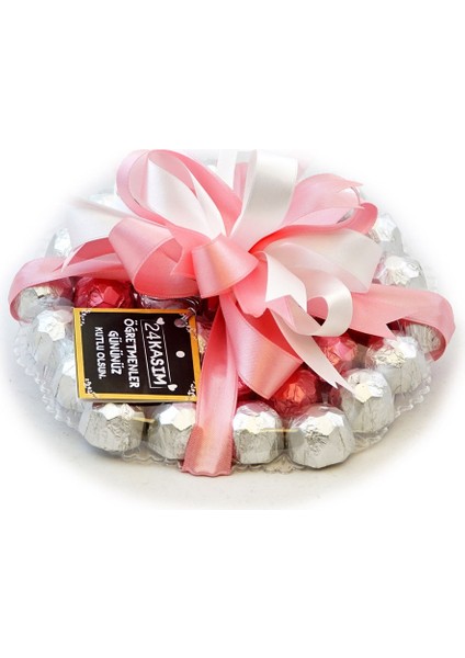 Nin Öğretmenler Günü Yaldızlı Elmas Çikolata