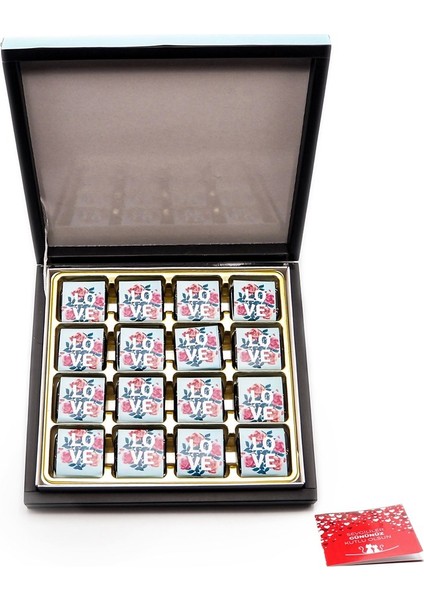 Sevgililer Günü Çikolatası Love Kutulu Madlen Çikolata 64 Adet fiyatları