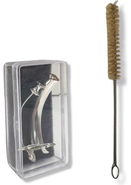 Gümüş Kanül-Trakeostomi Kanülü 7/11 Numara + Kanül Fırçası