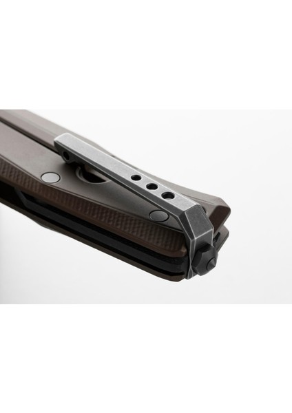 MT01A Eb Myto Old Black M390 Blade, Earth Brown Aluminum Handle Çakı fiyatları