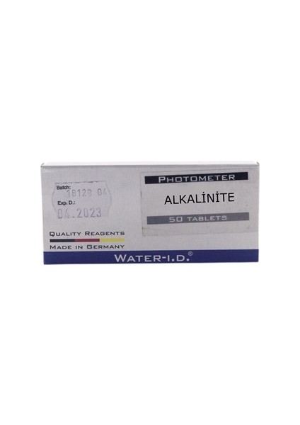 Alkalinite Ölçüm Tableti Lab Reagent 5 Folyo (Pool Lab 1.0 Cihaz Için)