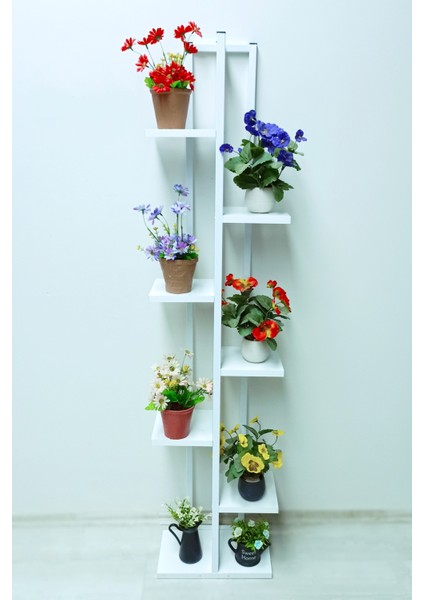 Dekoratif Dikey Saksılık, Çiçeklik, Raf, Bahçe Mobilya, Hediyelik Çiçek Rafı