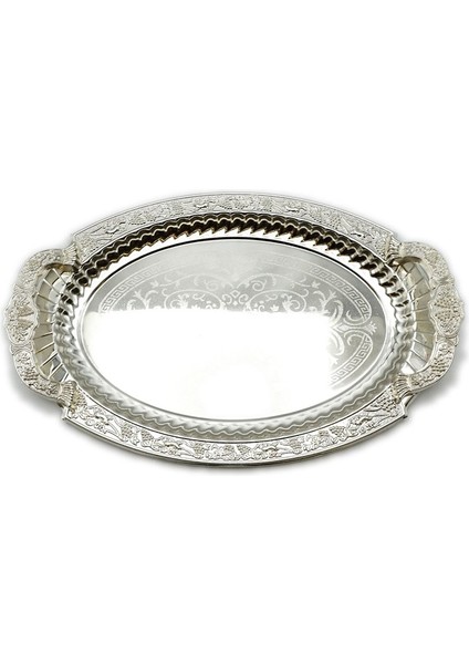 Gümüş Tepside Madlen Çikolata Söz Nişan Tepsisi 970G fırsatları