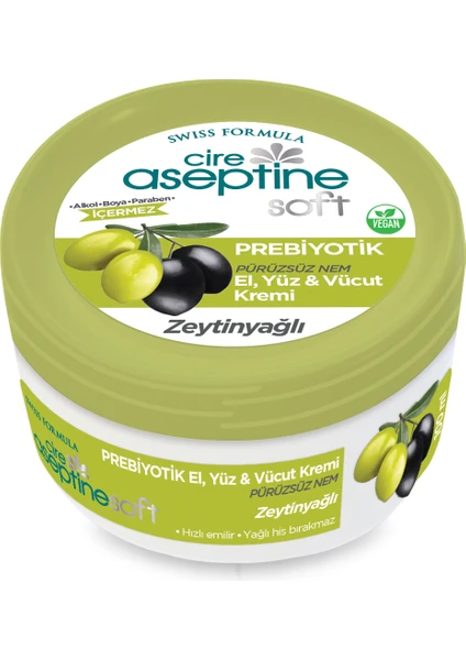 Cire Aseptine Soft Zeytinyağlı Nemlendirici Bakım KREM 100 ml