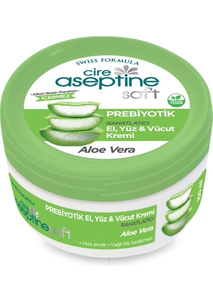 Cire Aseptine Soft Aloe Vera Nemlendirici Bakım Krem 100 ml