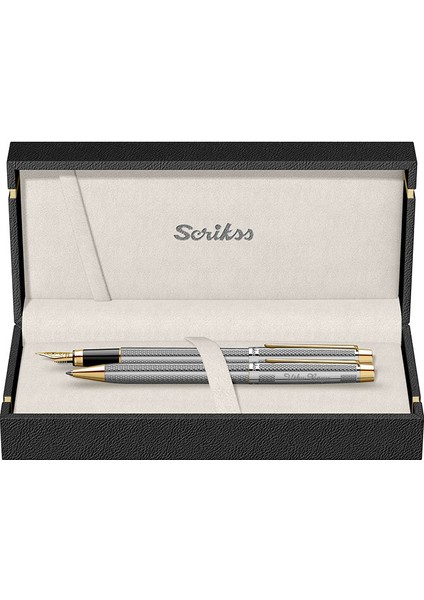 İsme Özel Set Venus 722W Balıksırtı Desenli Kalem Gold Krom 2'li fiyatları